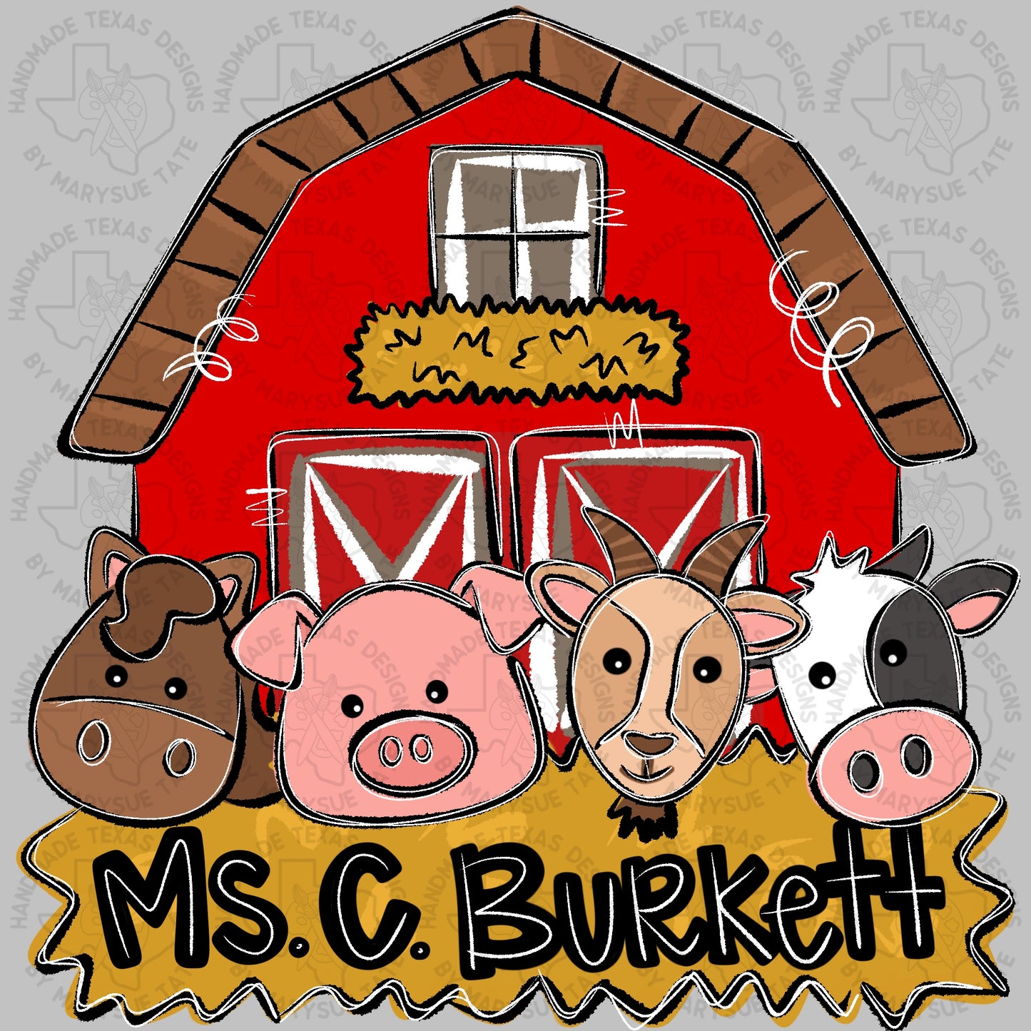Farm Classroom - Handmade Texas Designs