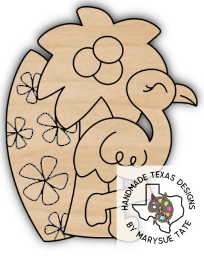 Flamingo Surf - Handmade Texas Designs