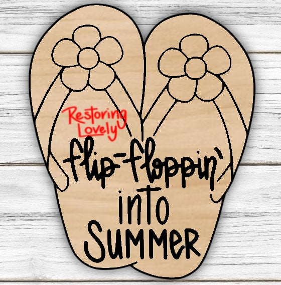 Flip Floppin Summer - Restoring Lovely