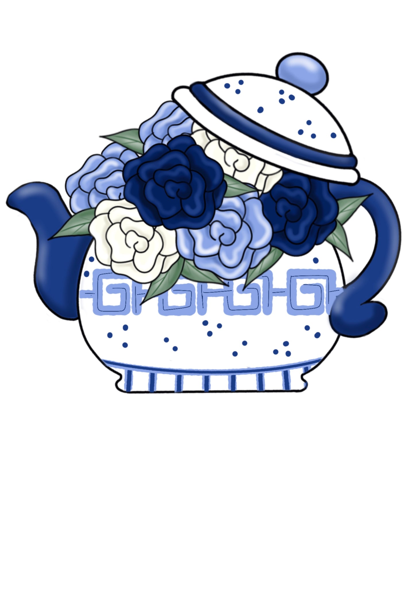Floral Teapot  - The Perfect Palette