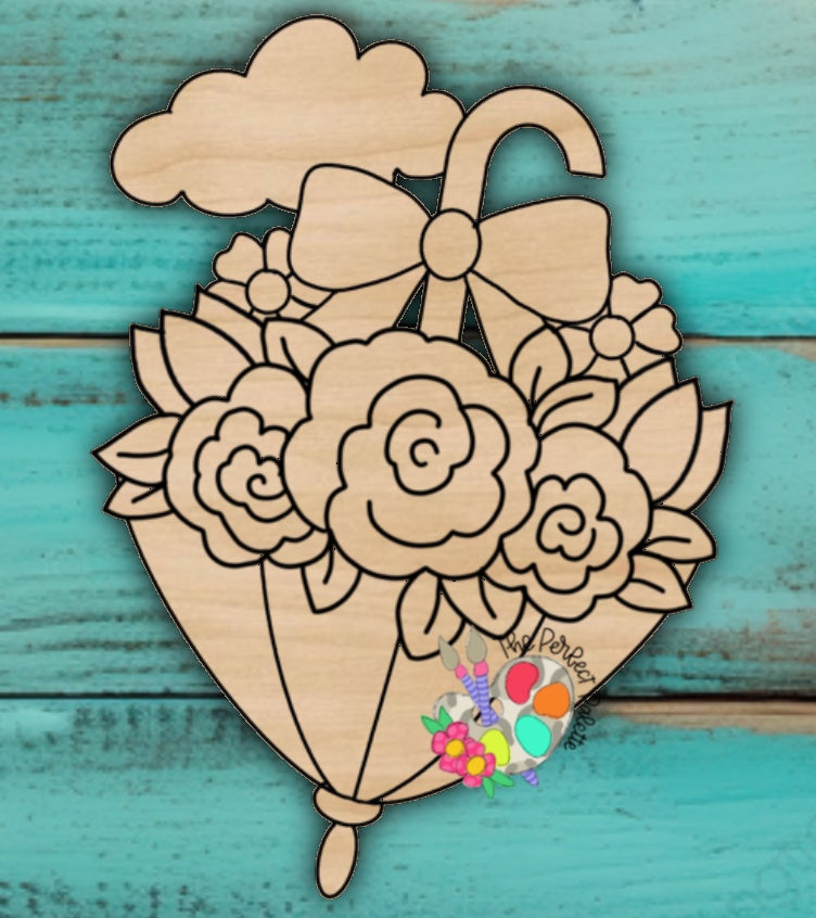Floral Umbrella Cloud - The Perfect Palette