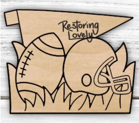 Football Helmet - Restoring Lovely