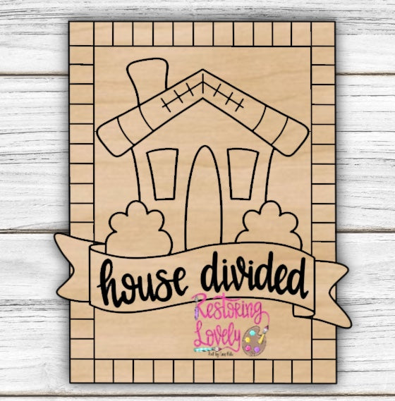 Football House Divided -Restoring Lovely