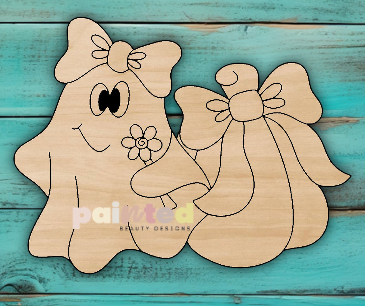 Ghost Pumpkin - Painted Beauty Designs