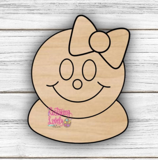 Gingerbread Girl Ornament - Restoring Lovely