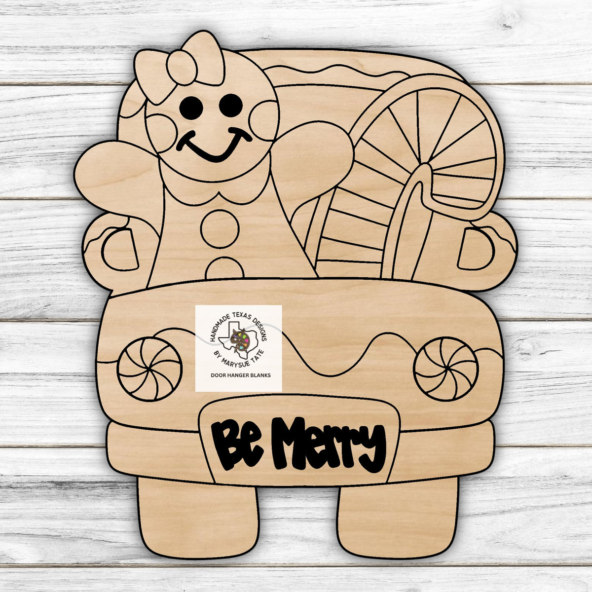 Gingerbread Truck - Handmade Texas Designs