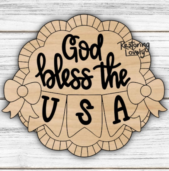 God Bless The USA - Restoring Lovely