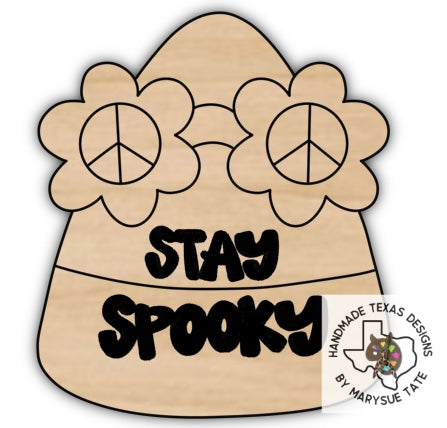 Groovy Candy Corn - Handmade Texas Designs