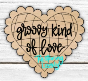 Groovy Love Heart - Restoring Lovely