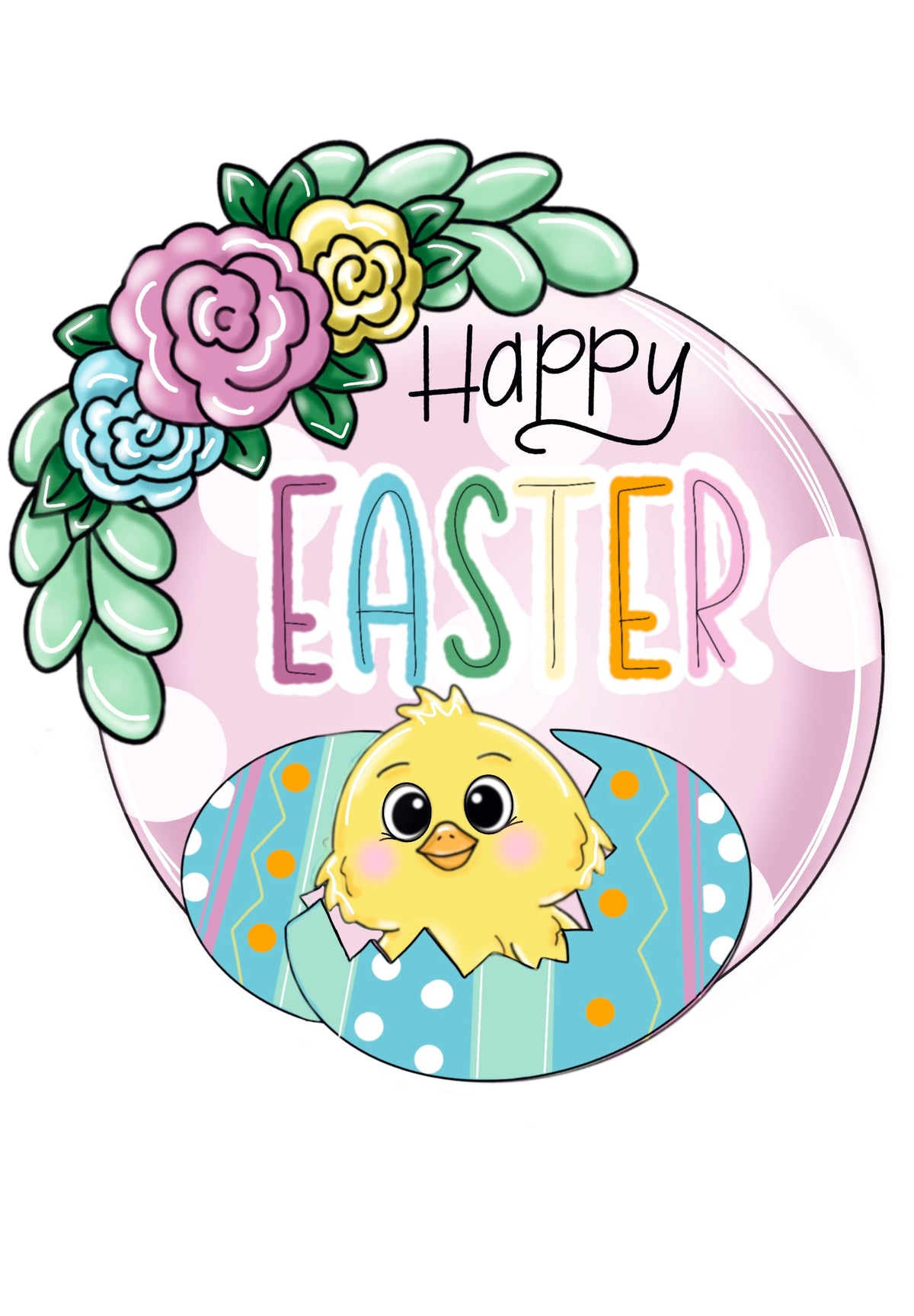 Happy Easter Chick - The Perfect Palette