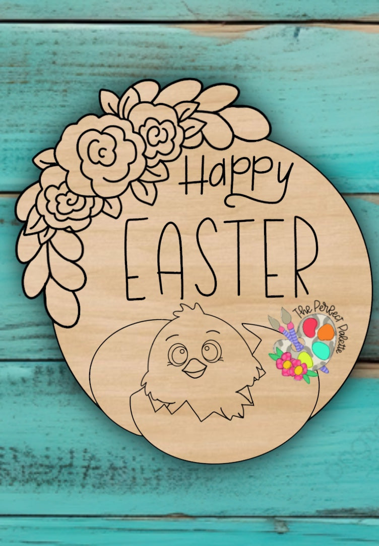 Happy Easter Chick - The Perfect Palette