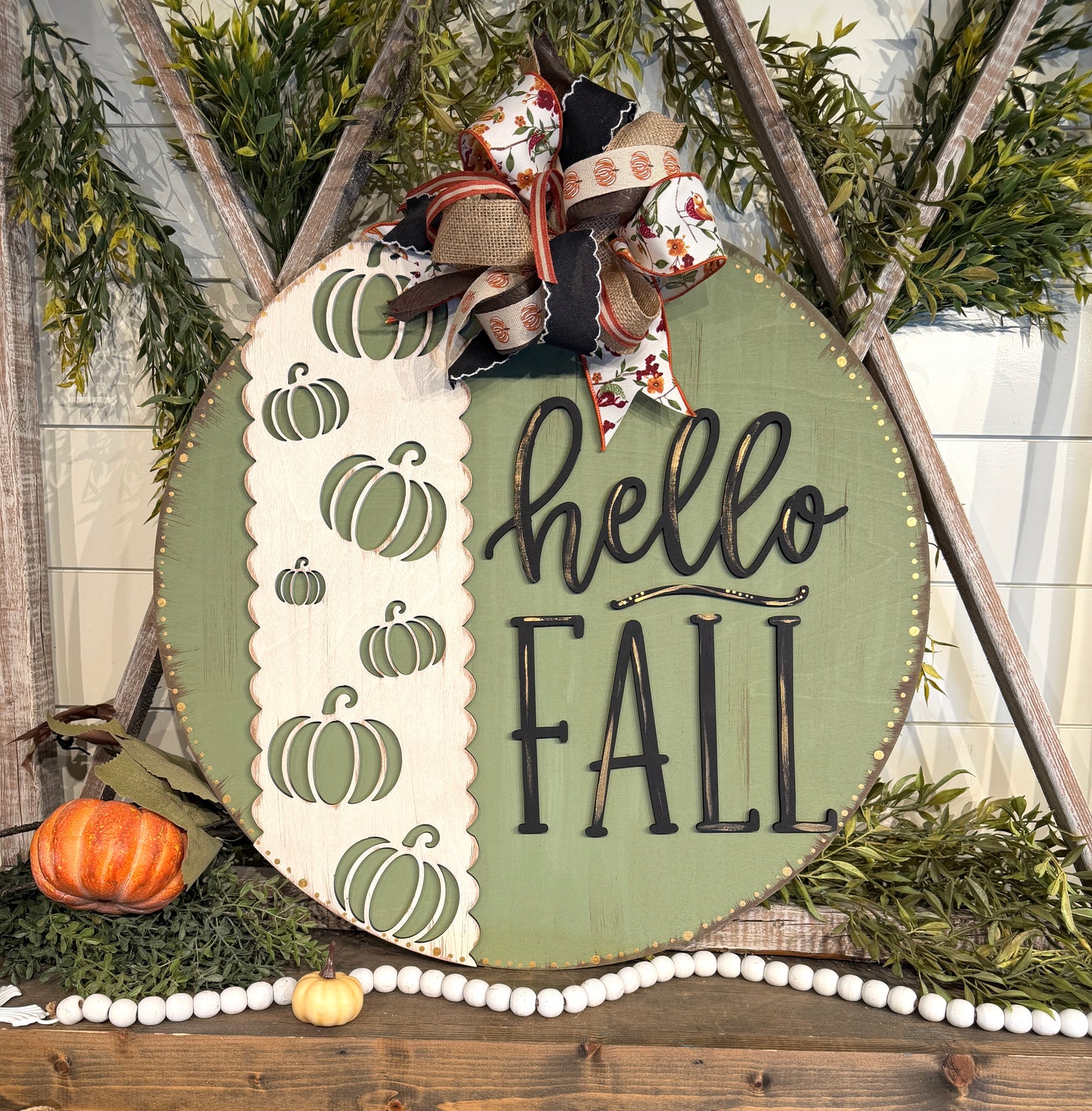 Hello Fall Round - Whippoorwill Charm