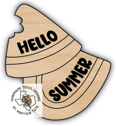 Hello Summer Watermelon - Handmade Texas Designs