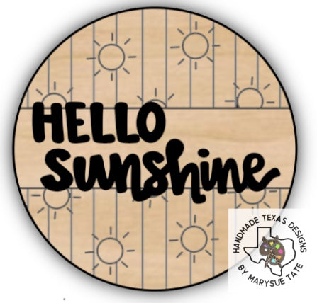 Hello Sunshine - Handmade Texas Designs