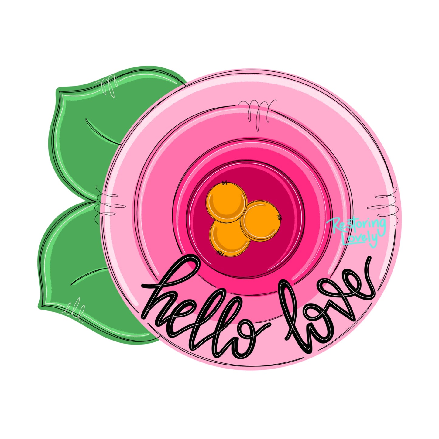 Hello Love Flower - Restoring Lovely