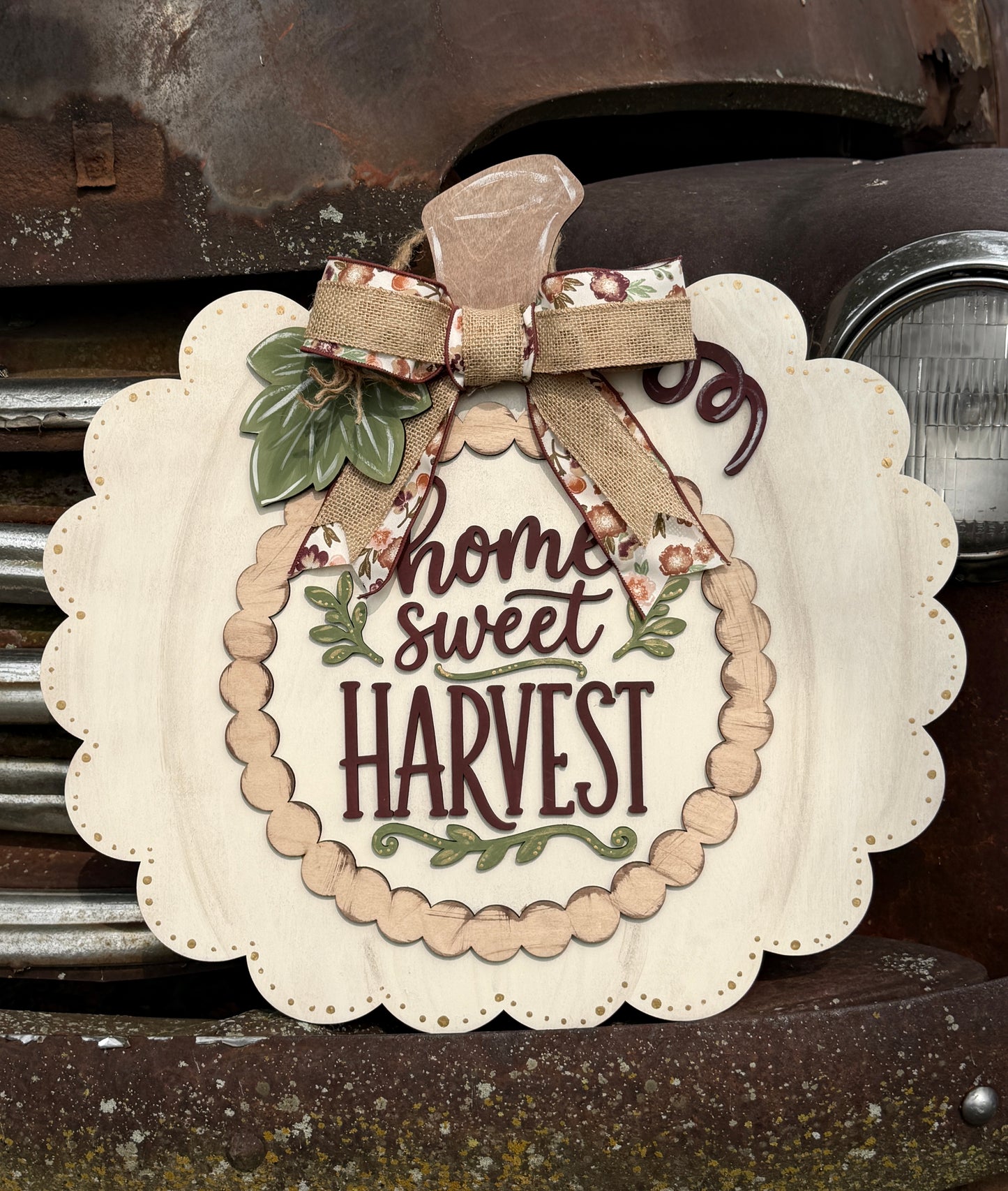 Home Sweet Harvest Pumpkin - Whippoorwill Charm