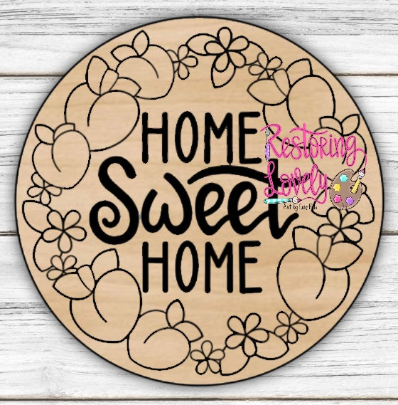 Home Sweet Home Peach - Restoring Lovely