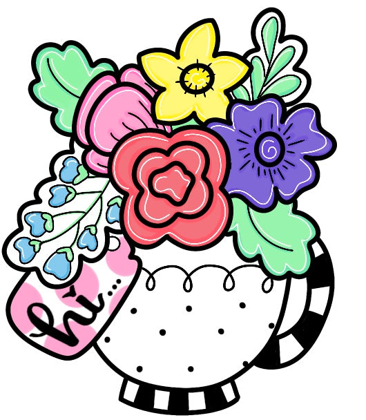 Tea Cup Floral - Nanabelle's Pretties