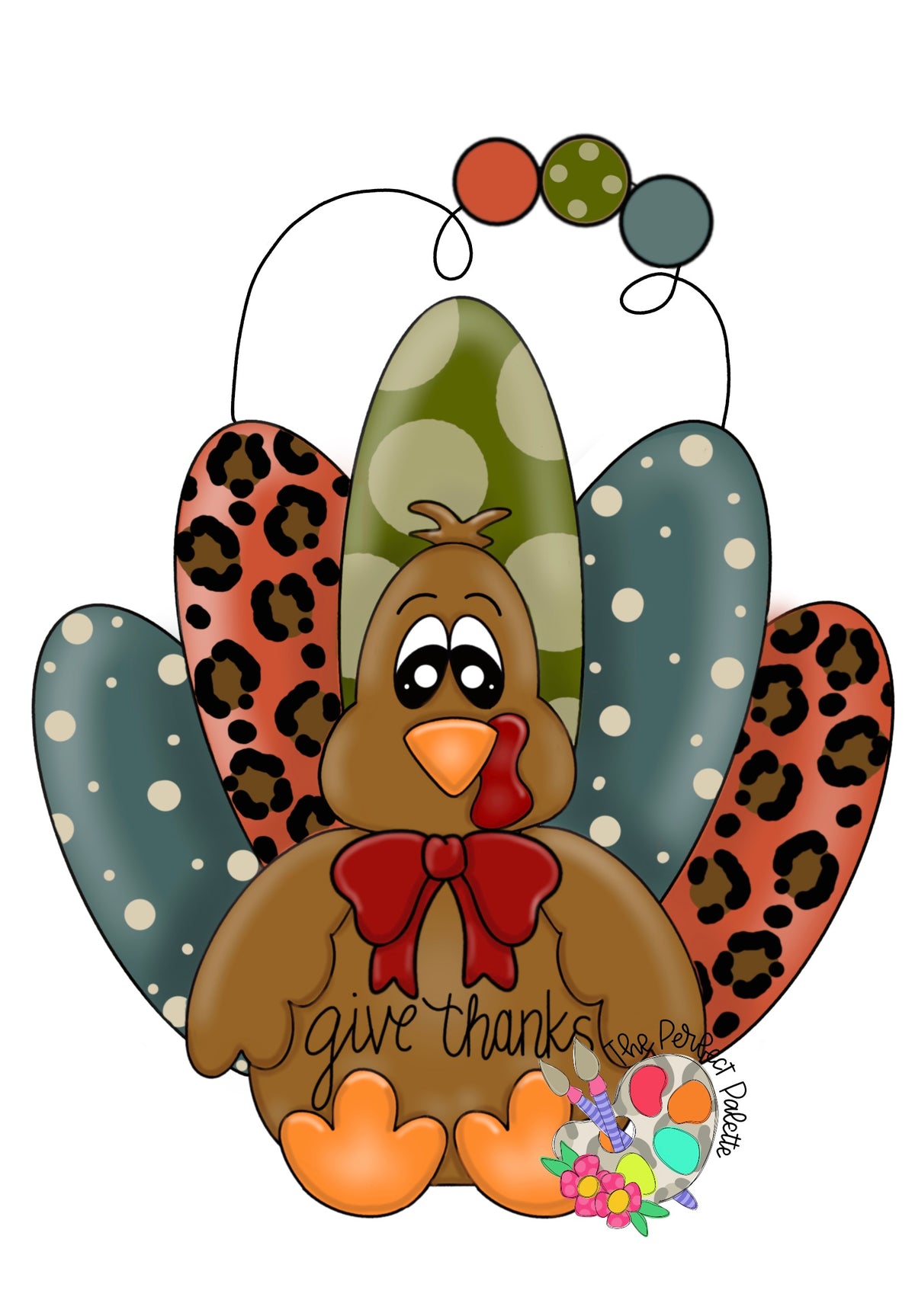Give Thanks Turkey - The Perfect Palette September 2026 Template Club
