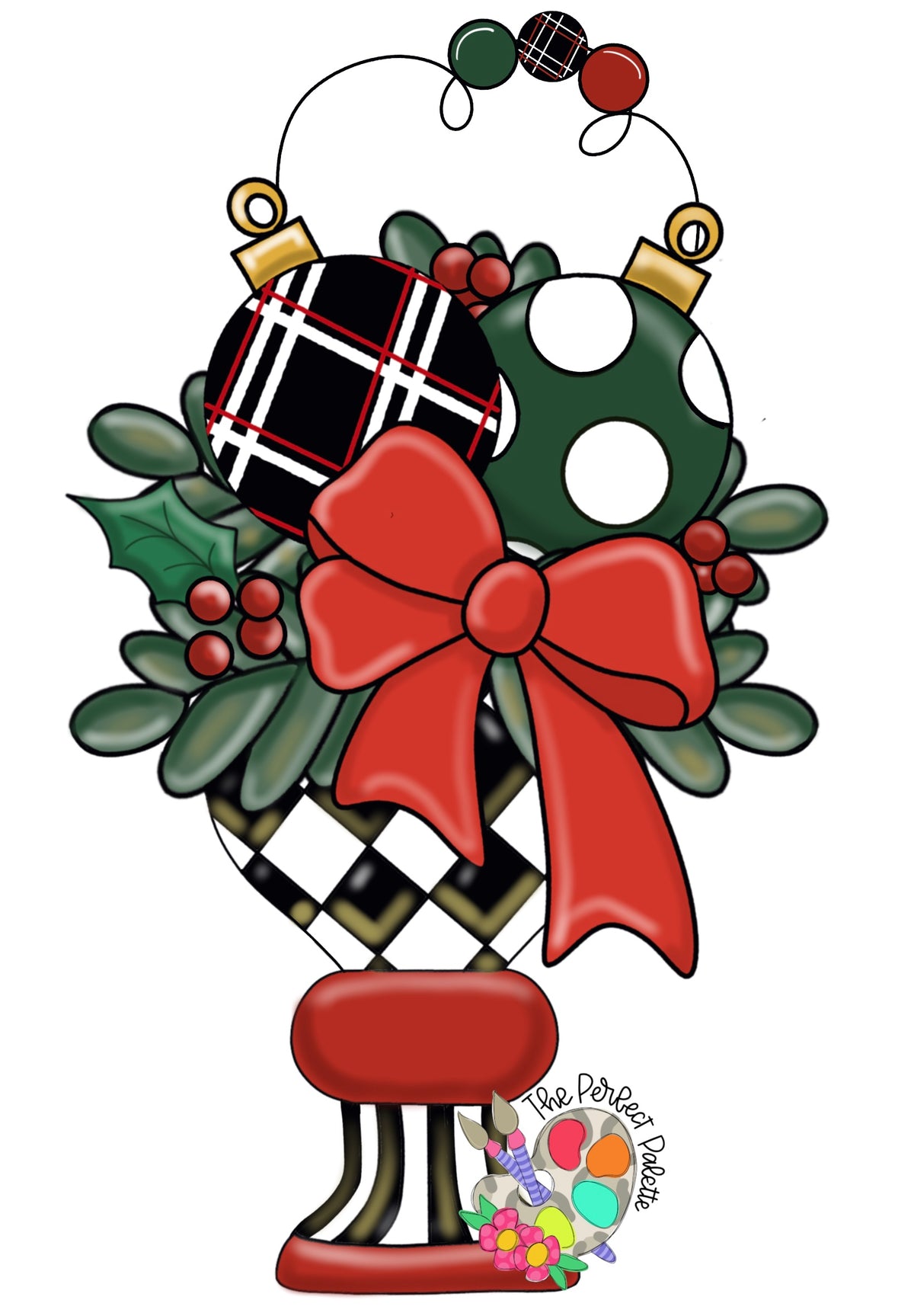 Ornaments Galore - The Perfect Palette October 2026 Template Club
