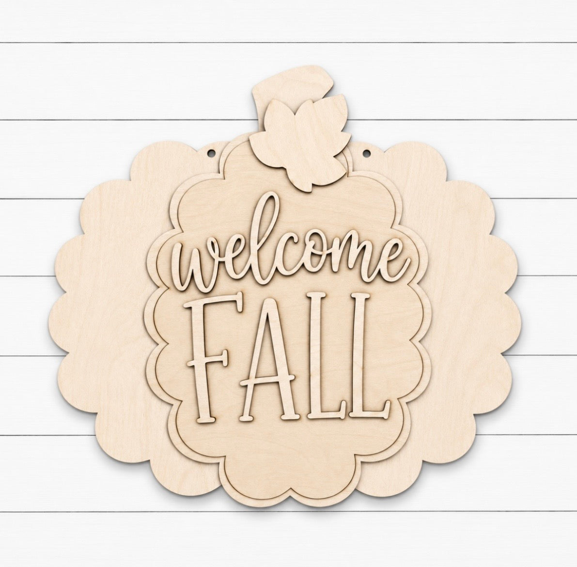 Welcome Fall Scallop - Whippoorwill Charm