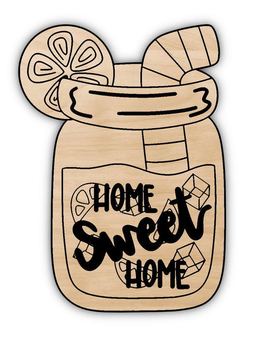 Lemonade Mason Jar  - Handmade Texas Designs