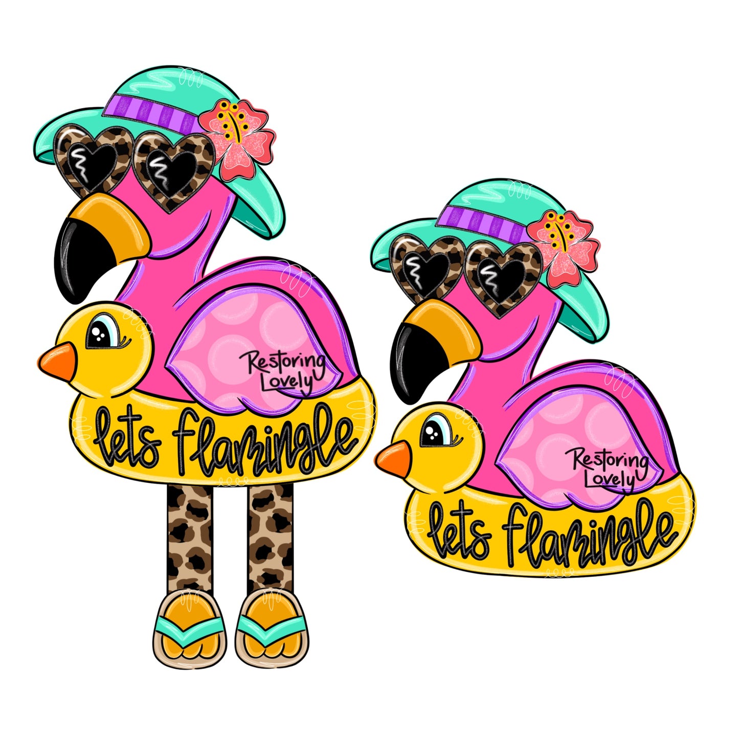 Let’s Flamingle Flamingo - Restoring Lovely