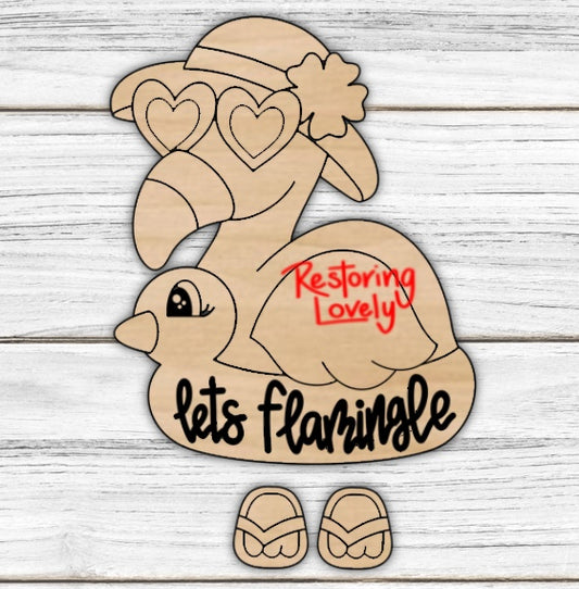 Let’s Flamingle Flamingo - Restoring Lovely