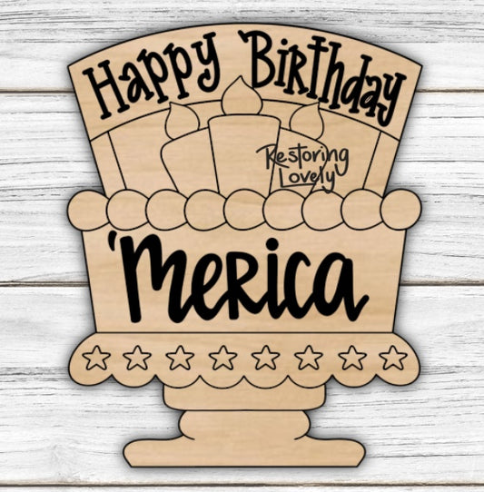 Merica Cake - Restoring Lovely