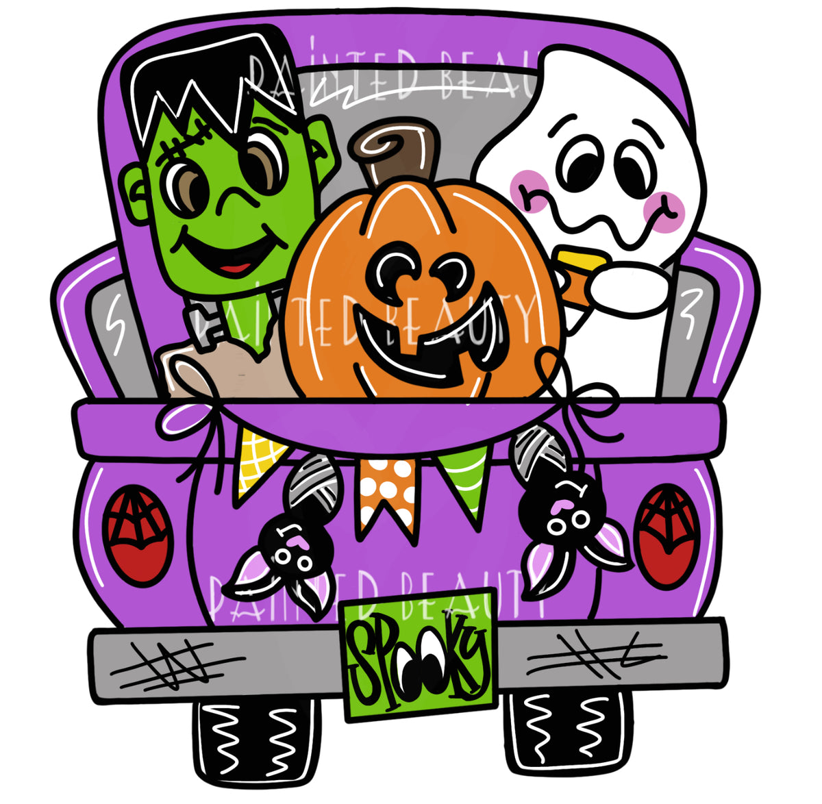 Monster Truck - Painted Beauty Designs