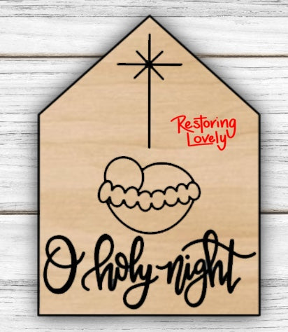 O Holy Night Ornament - Restoring Lovely