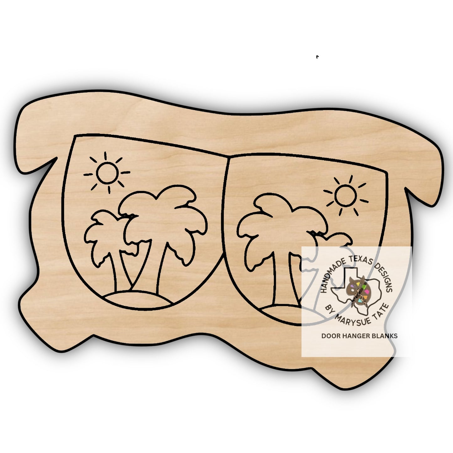 Palm Tree Sunnies - Handmade Texas Designs