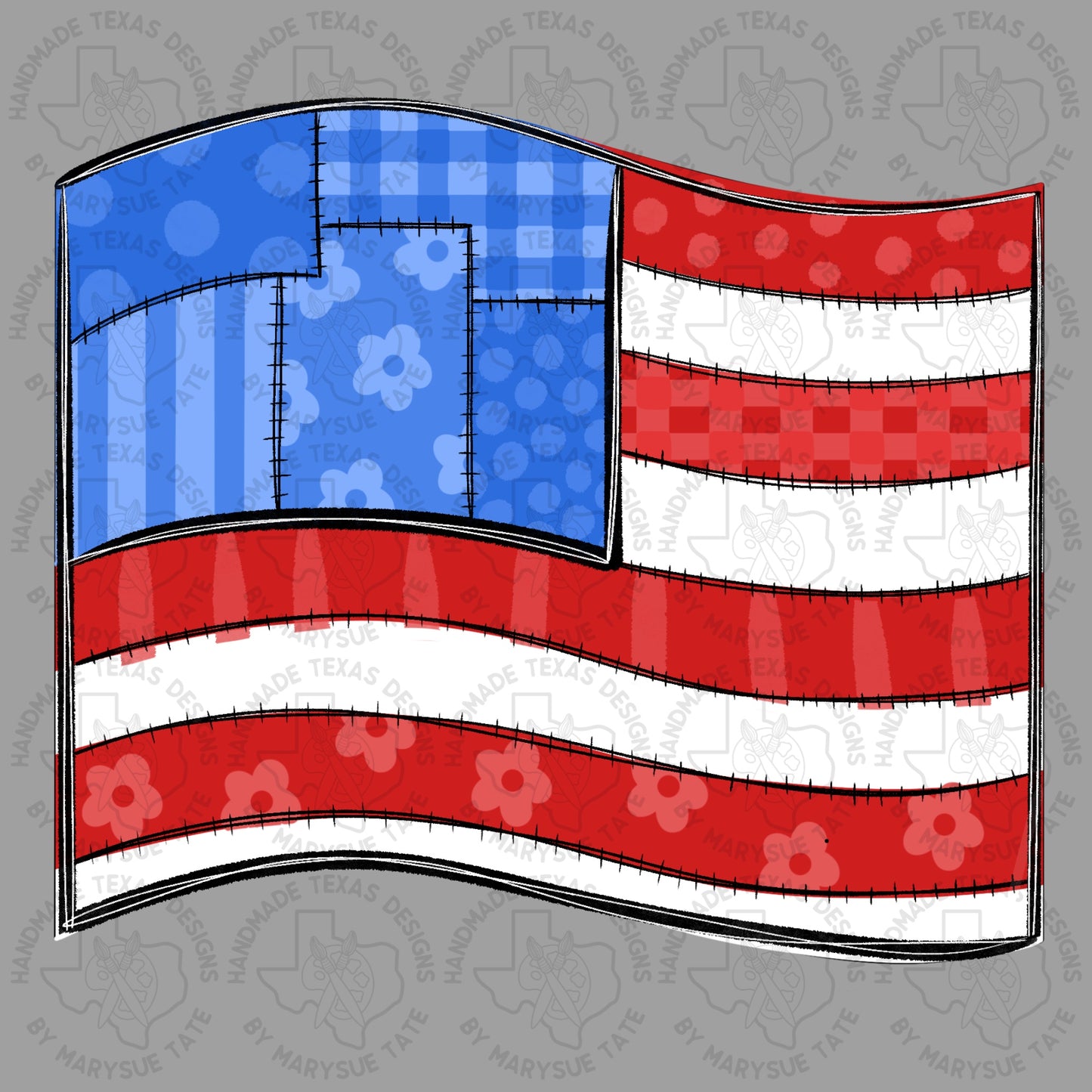 Patch Flag - Handmade Texas Designs