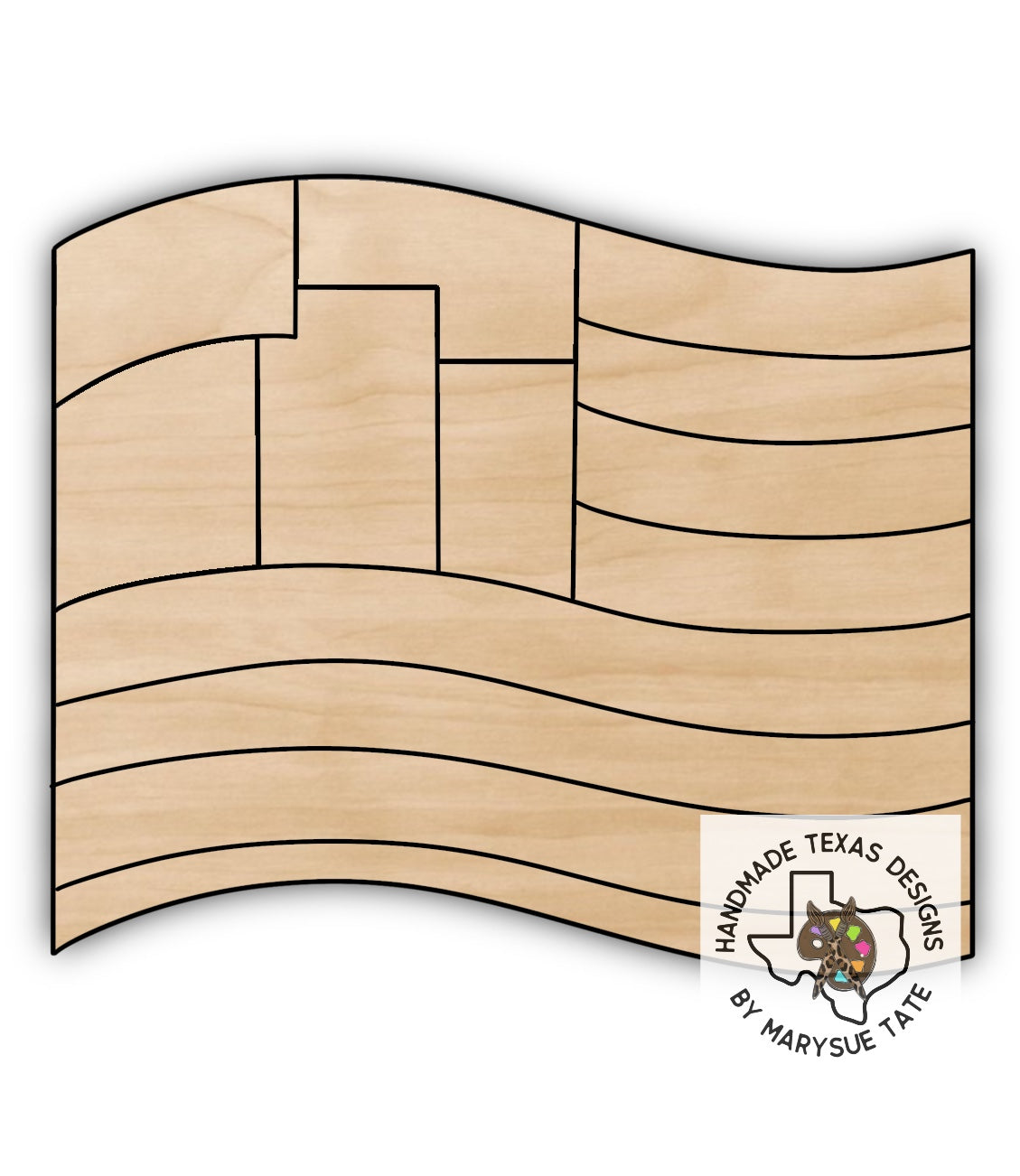 Patch Flag - Handmade Texas Designs
