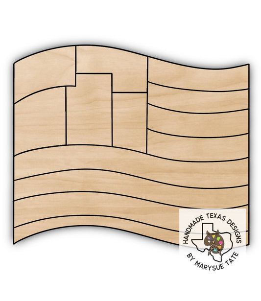 Patch Flag - Handmade Texas Designs