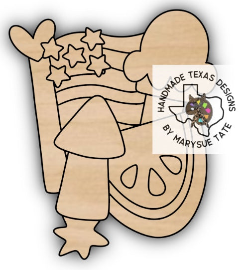 Patriotic Summer - Handmade Texas Designs