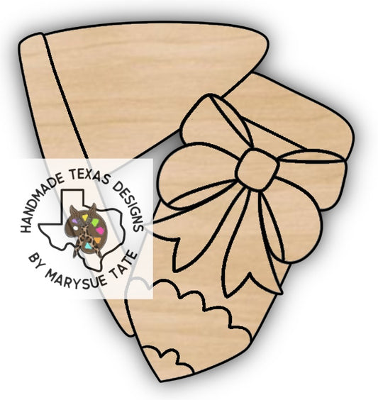 Pencil Flag Bow - Handmade Texas Designs