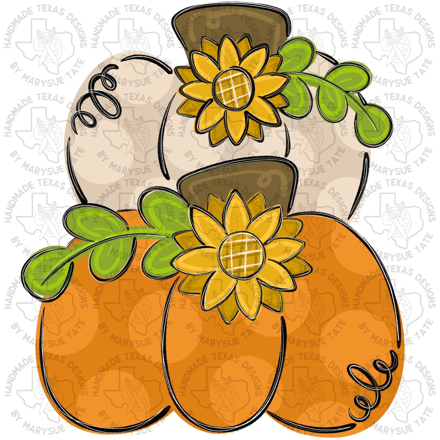 Pumpkin Stack - Handmade Texas Designs