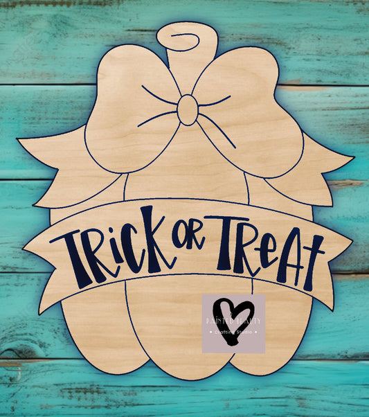 Pumpkin Trick or Treat - Painted Beauty Designs
