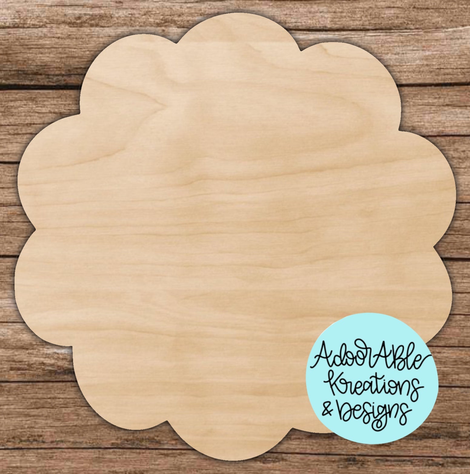 Scalloped Shape - AdoorABle Kreations & Designs