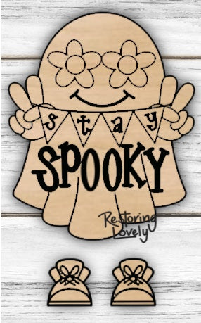 Spooky Ghost Ribbon Legs - Restoring Lovely