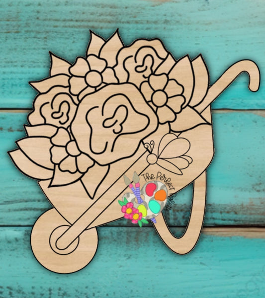 Spring Wheelbarrow - The Perfect Palette