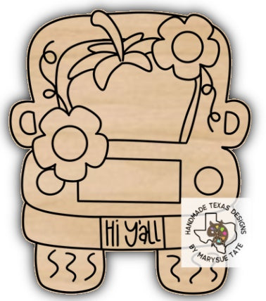 Strawberry Truck - Handmade Texas Designs