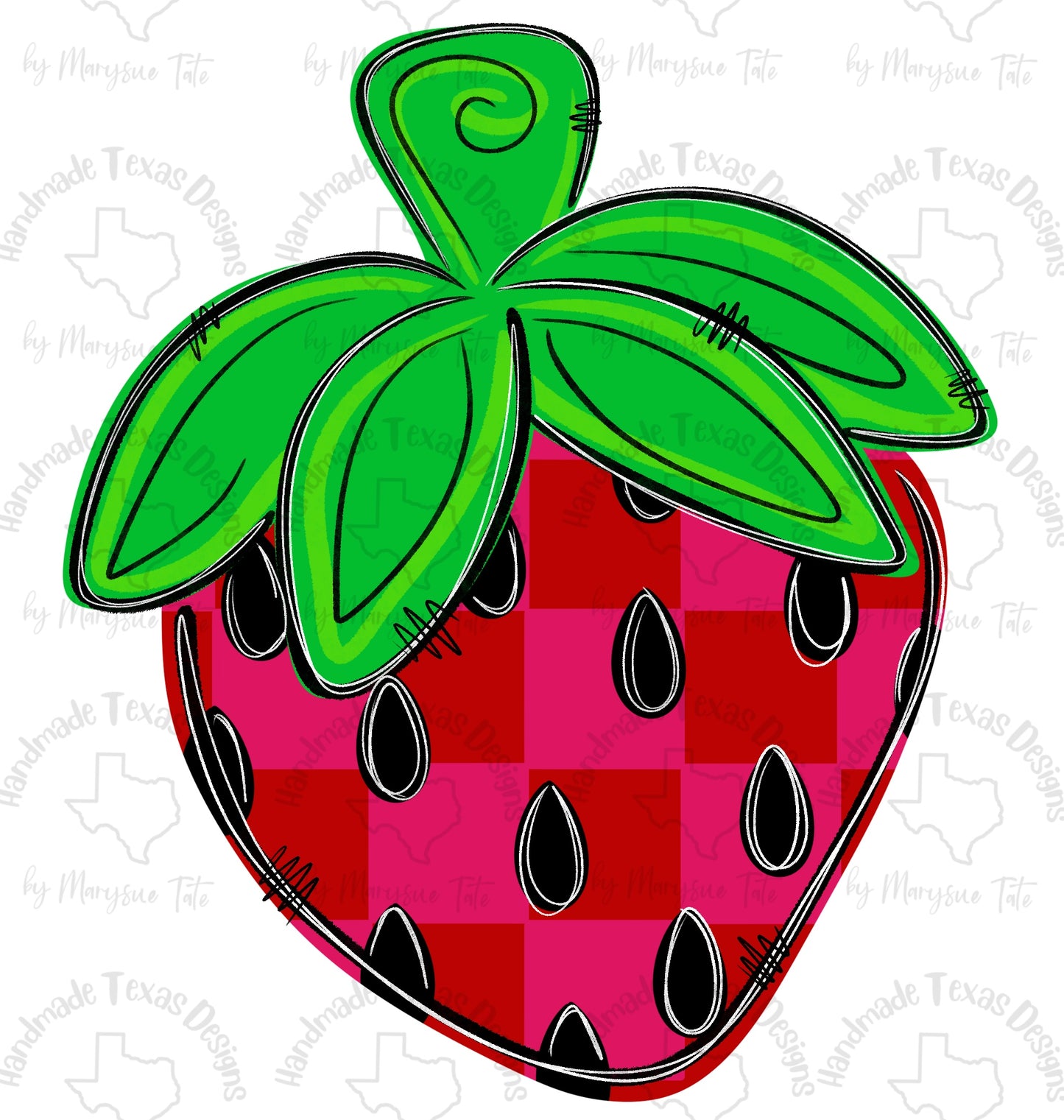 Strawberry - Handmade Texas Designs