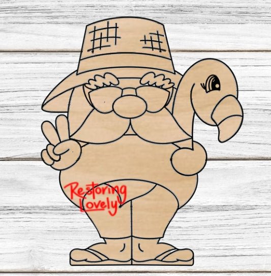 Summer Gnome Peace Sign - Restoring Lovely