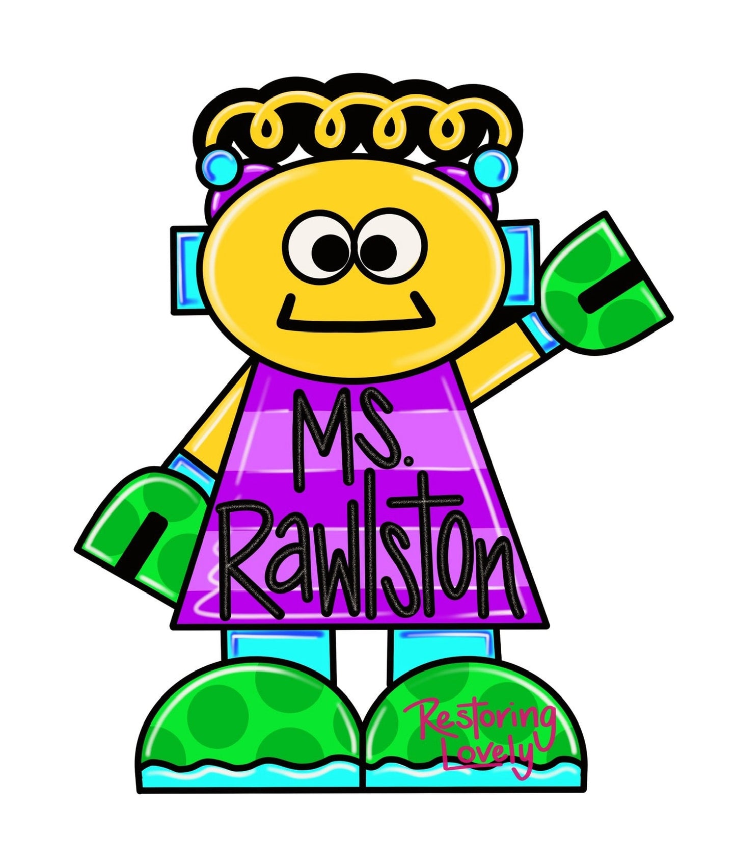 Teacher robot - Restoring Lovely