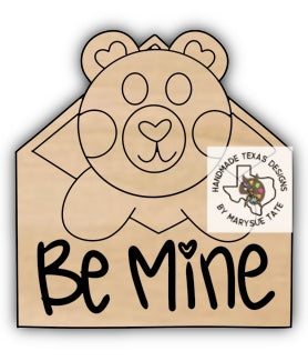 Teddy Love Note - Handmade Texas Designs