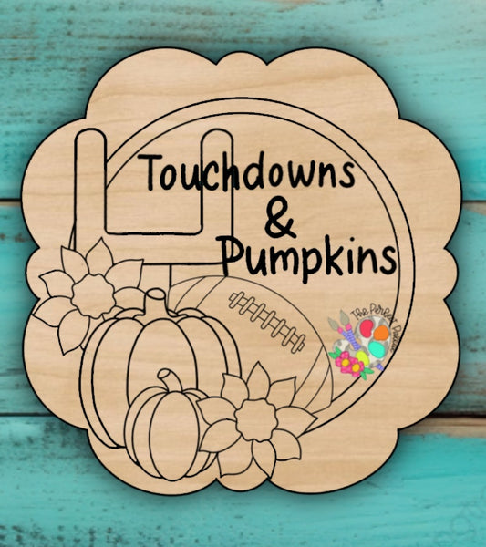 Touchdowns and Pumpkins - The Perfect Palette