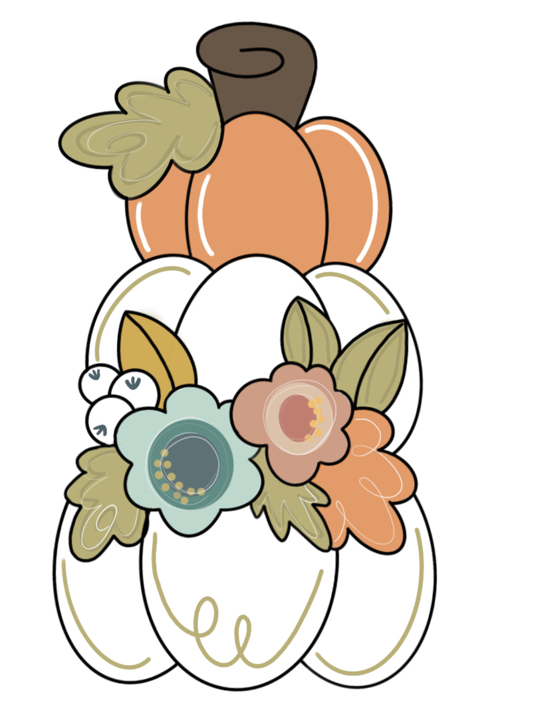 Triple Pumpkin - Painted Beauty Designs
