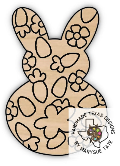 Turquoise Bunny - Handmade Texas Designs